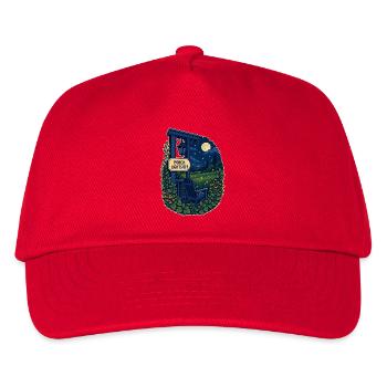 PORCH LIGHTS OFF - Kids’ Baseball Cap - red - Front