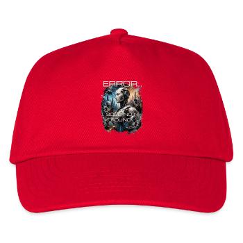  Cyberpunk Cyborg Robot Dystopia Error - Kids’ Baseball Cap - red - Front