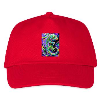 Gecko - Kids’ Baseball Cap - red - Front