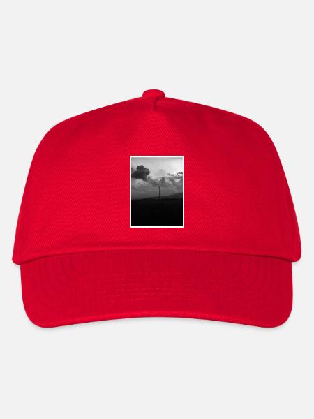 ALLEIN STEHEND. - Kinder Basecap - Rot