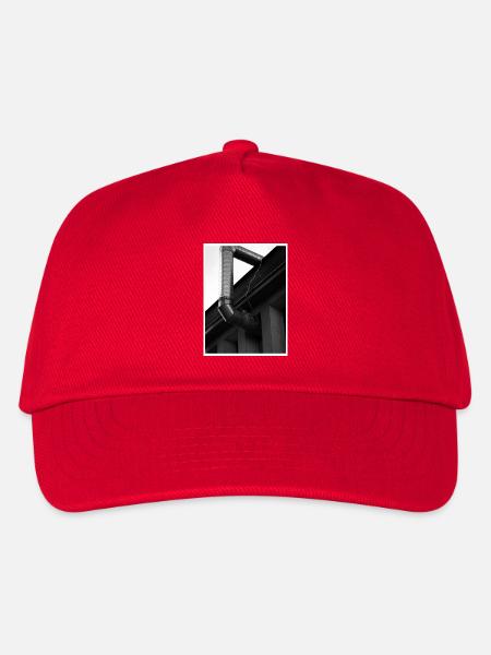 AUSLASSEN. - Kinder Basecap - Rot