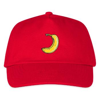 Banane - Kinder Basecap - Rot - Vorne