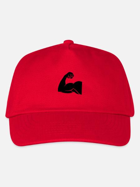 bizeps - Kinder Basecap - Rot