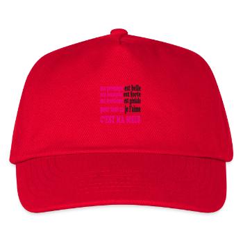 Mma SISTER is beautiful - Kids’ Baseball Cap - red - Front