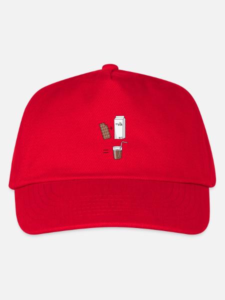 chocolate milk milk chocolate - Kids’ Baseball Cap - red
