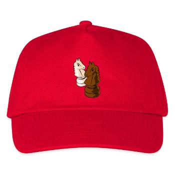 échecs - Casquette de baseball Enfant - rouge - Devant