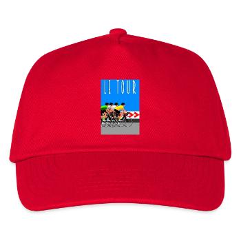 Lass unser - Kinder Basecap - Rot - Vorne