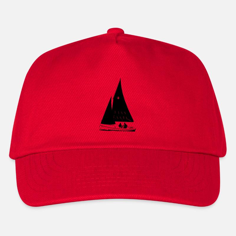 Segelboot - Kinder Basecap - Rot