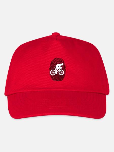 Radfahrer - Kinder Basecap - Rot