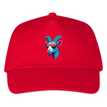 Ziegen-Rebellion - Kinder Basecap - Rot - Vorne