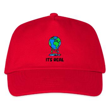 Mutter Erde Statement Planet Umweltfreundlich - Kinder Basecap - Rot - Vorne