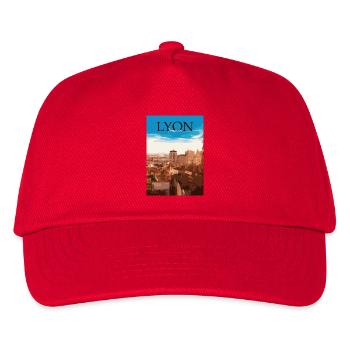 Lyon - Casquette de baseball Enfant - rouge - Devant