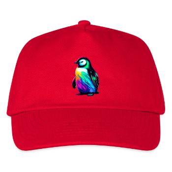 Penguin - Kids’ Baseball Cap - red - Front