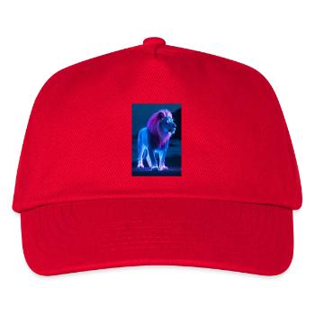 TierMagie Leo - Kinder Basecap - Rot - Vorne