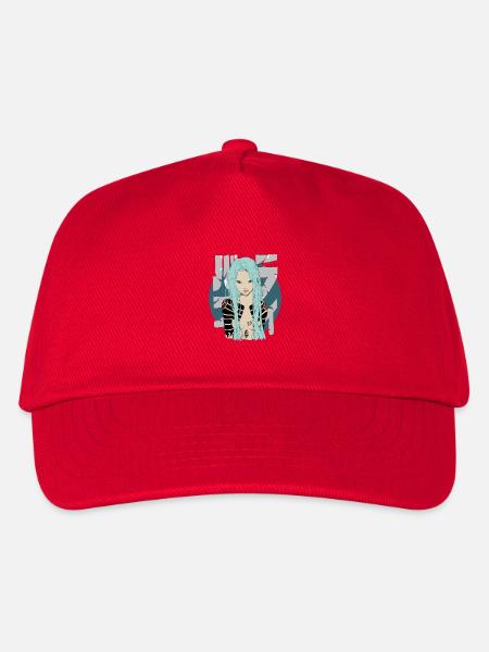 Blue - Kinder Basecap - Rot