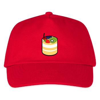 Kuchen - Kinder Basecap - Rot - Vorne