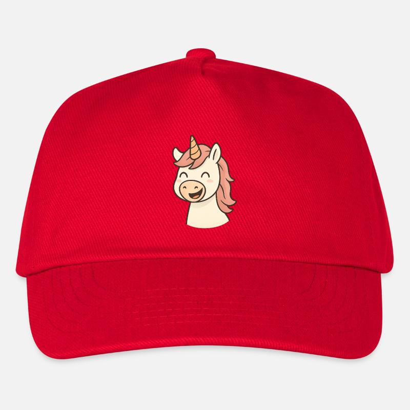 Lachendes_Einhorn - Casquette de baseball Enfant - rouge