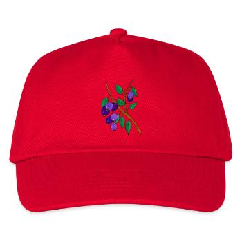 Pflaumen - Kinder Basecap - Rot - Vorne