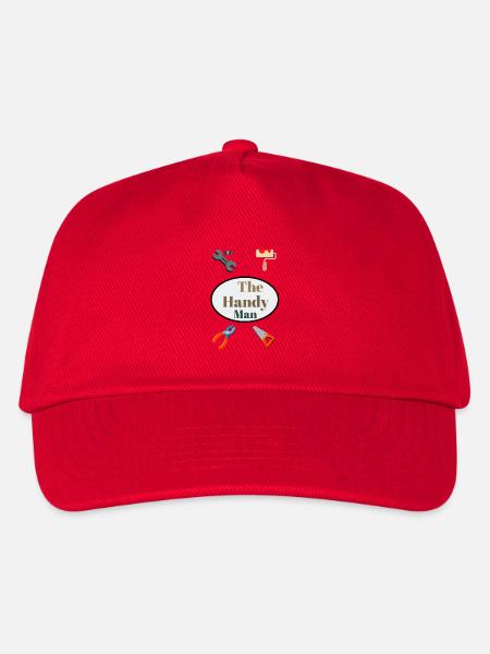 Praktischer Handwerker DIY Motiv - Kinder Basecap - Rot