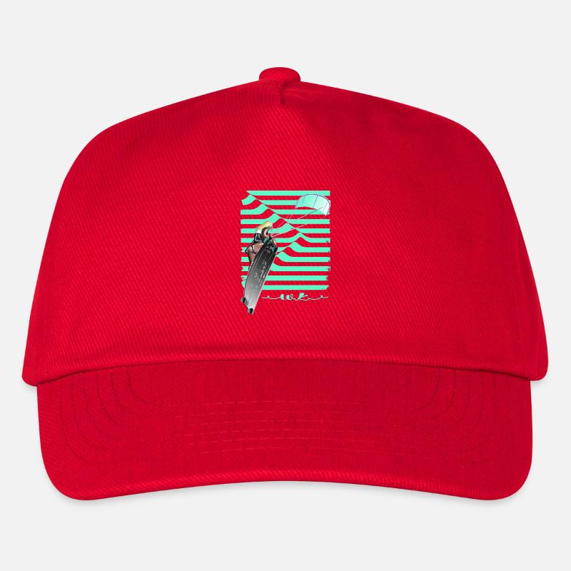 Windsurf Diva Neonsee - Kids’ Baseball Cap - red