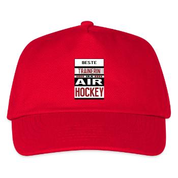 Air Hockey Trainer Best Air Hockey Coach - Kids’ Baseball Cap - red - Front