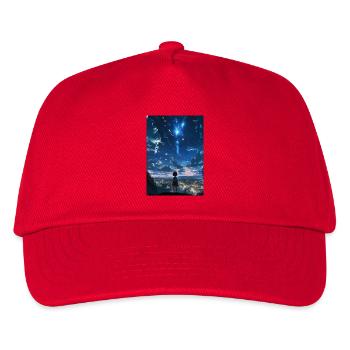 Rêve nocturne sur la ville - Casquette de baseball Enfant - rouge - Devant