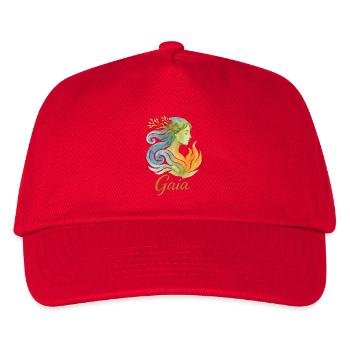 Gaïa - Mère Nature - Arbre de Vie - Casquette de baseball Enfant - rouge - Devant
