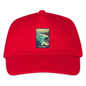 Explore Bahamas and Nassau - Tropical Paradise - Kids’ Baseball Cap - red - Front