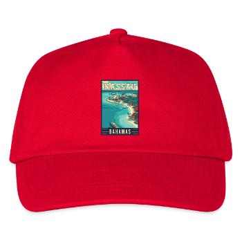 Experience Bahamas and Nassau - Tropical Paradise - Kids’ Baseball Cap - red - Front
