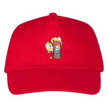 Dragon and onion - Kids’ Baseball Cap - red - Front