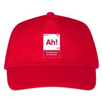 Ah The Element Of Surprise - Funny Chemistry - Kids’ Baseball Cap - red - Front