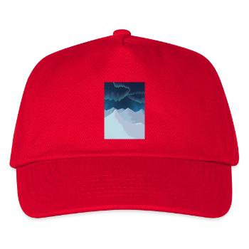 Northern Lights over Blue Mountains - Kids’ Baseball Cap - red - Front