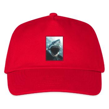 Great White Shark Great White Shark - Kids’ Baseball Cap - red - Front