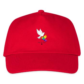 Frieden und Stolz - Kinder Basecap - Rot - Vorne
