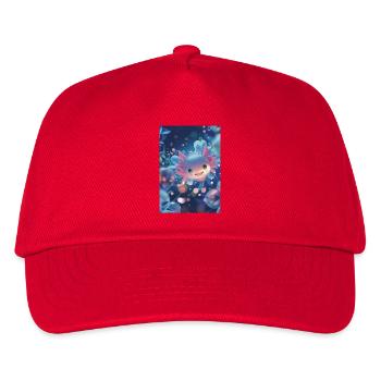 Axolotl Abyssal Fairy Fish - Kids’ Baseball Cap - red - Front