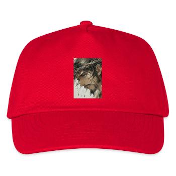 Portrait Crown Thorns - Kids’ Baseball Cap - red - Front