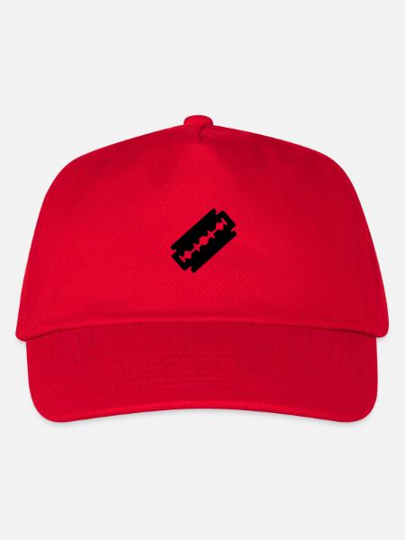 razorblade_ti1 - Kinder Basecap - Rot