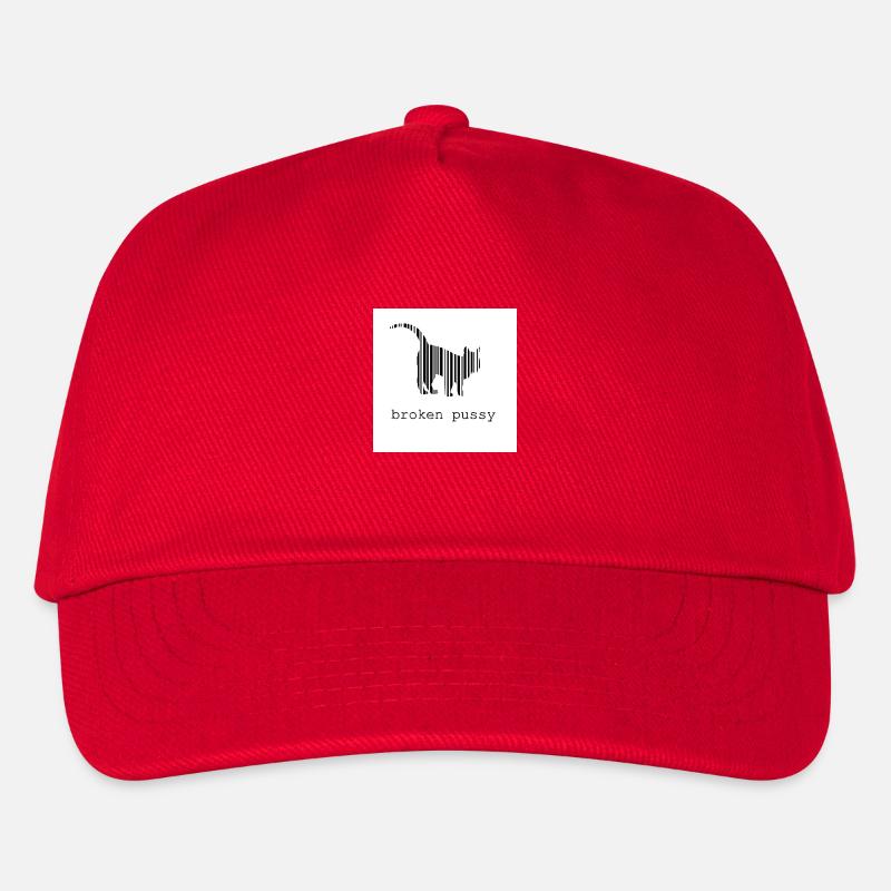 Broken Katze - Kinder Basecap - Rot