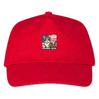 Cat Ladies For Harris 2024 USA Amerika - Kinder Basecap - Rot - Vorne