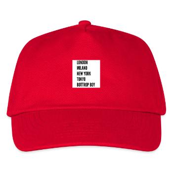 Londres, Milan, New YorkTokyo Bottrop Boy - Casquette de baseball Enfant - rouge - Devant