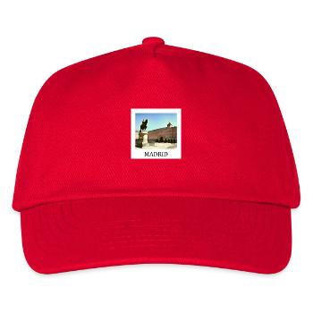 Madrid Plaza Mayor - Kinder Basecap - Rot - Vorne