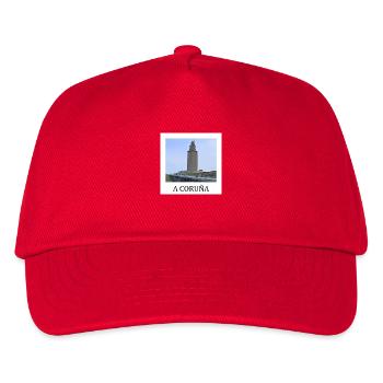 La Corogne, en Galice - Casquette de baseball Enfant - rouge - Devant