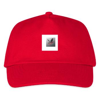 Natürlich - Kinder Basecap - Rot - Vorne