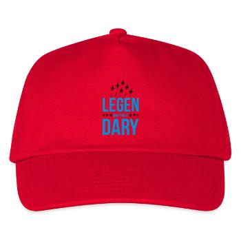 legendary - Kids’ Baseball Cap - red - Front