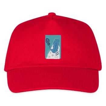 Aquarius Sign Wassermann Illustration Frau Wellen  - Kinder Basecap - Rot - Vorne
