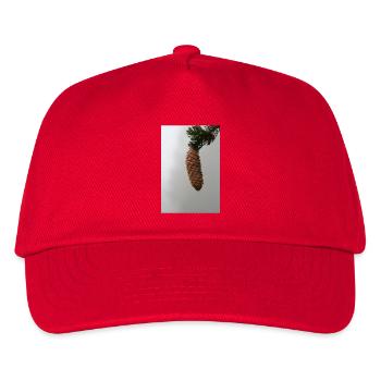 PINE CONES IN THE MORNING MIST - Kids’ Baseball Cap - red - Front