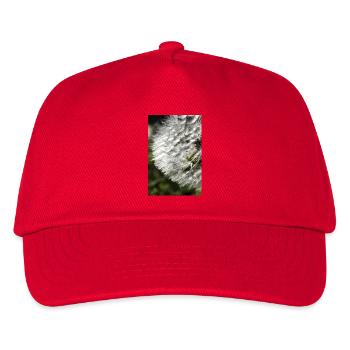 Dandelion Dandelion Closeup Nature Photography - Kids’ Baseball Cap - red - Front
