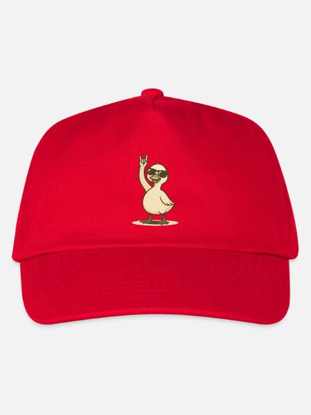 Cool rocker cygne poussin - Casquette de baseball Enfant - rouge