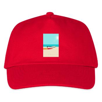 Plus de stress sans mer - Casquette de baseball Enfant - rouge - Devant