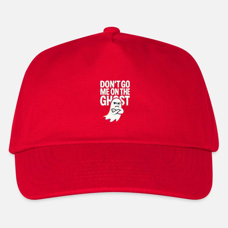 Denglisch Lustig Spruch Dont go me one the Ghost - Kinder Basecap - Rot